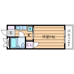 スカイブルーの物件間取画像